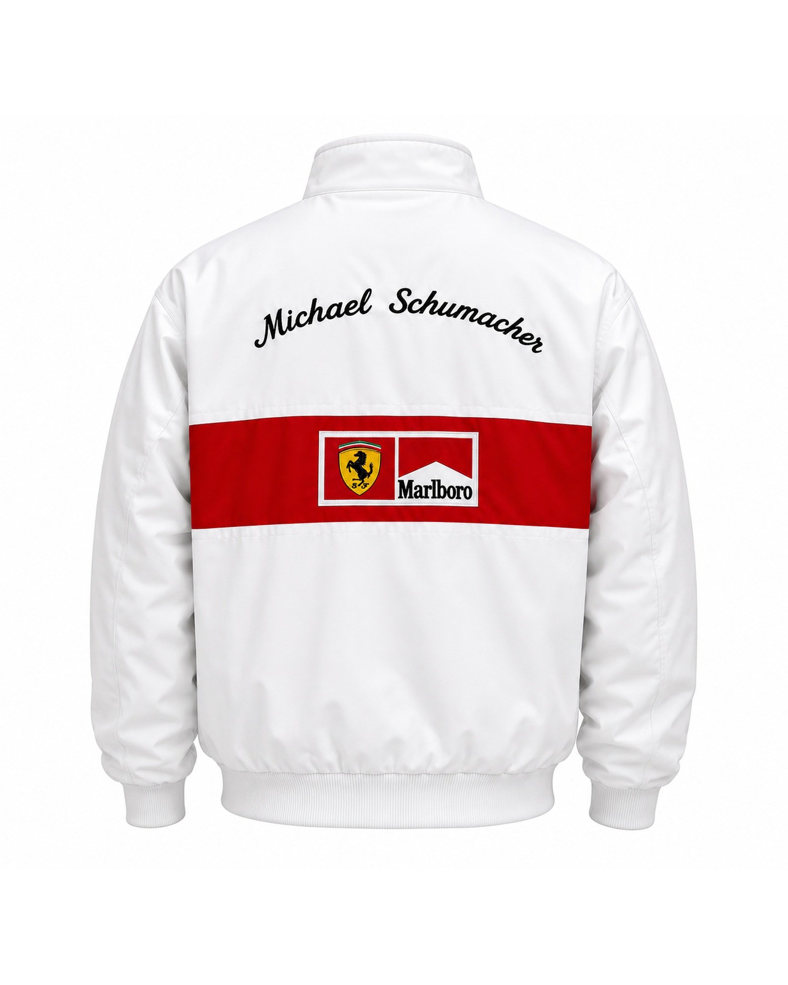 Heritage White and Red Racing Jacket