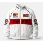 Heritage White and Red Racing Jacket